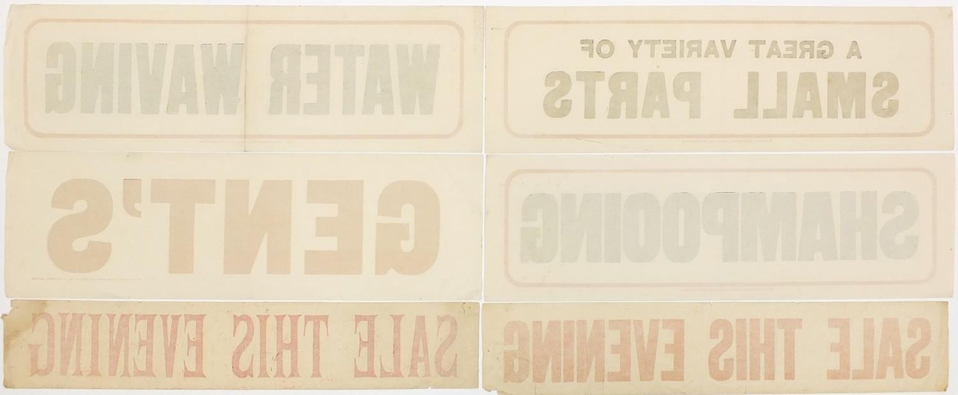 Four vintage lithographic shop advertising signs printed and sold by Samuel Reeves Ltd of Kings - Image 2 of 3
