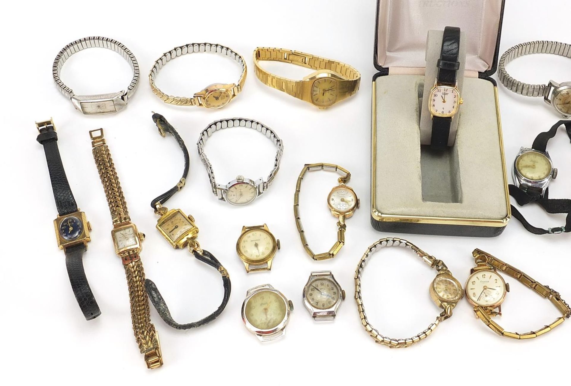 Collection of ladies vintage wristwatches including Oris, Citizen and Seiko High-Beat - Image 2 of 3