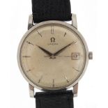 Omega, vintage gentlemen's automatic wristwatch with date aperture, 42mm in diameter