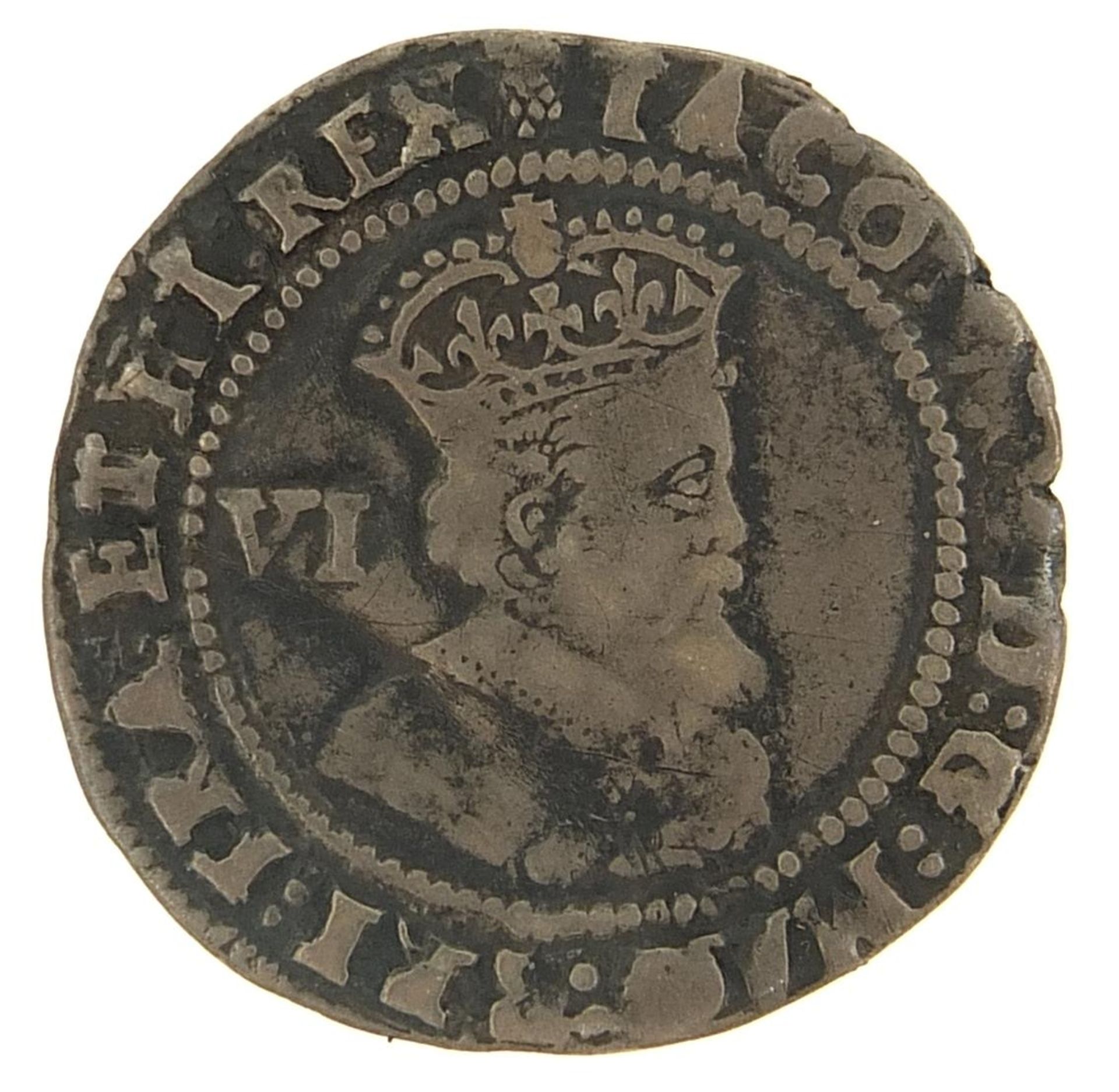 James I hammered silver sixpence, second bust