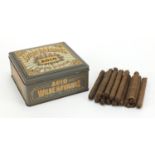 Vintage cigars and Havanas cigar box