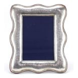 Large 950 silver easel photo frame, 28cm x 23cm