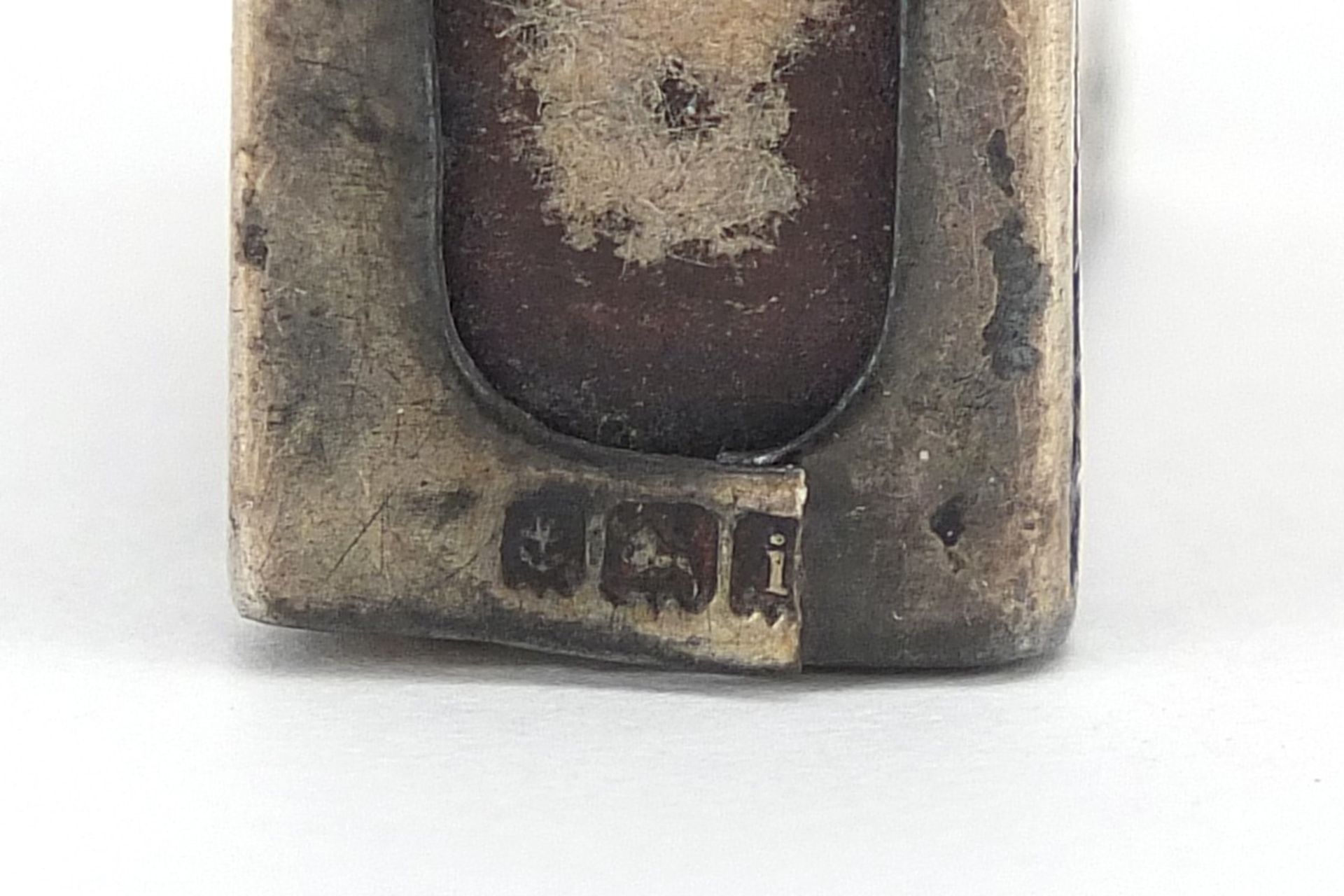 Royal Mail Steam Packet Company silver and enamel matchbox case, indistinct maker's mark, Birmingham - Image 4 of 5