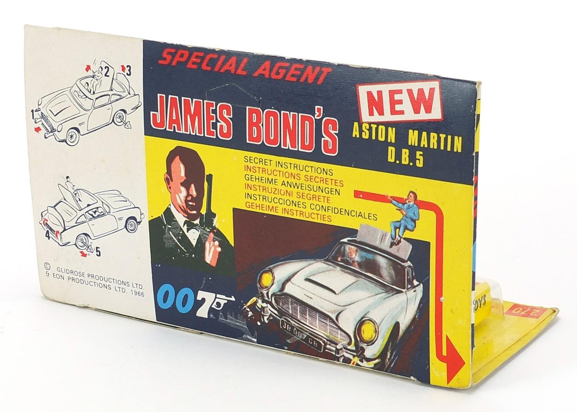 Vintage unopened Corgi Toys James Bond Aston Martin DB5 numbered 270 - Image 2 of 2