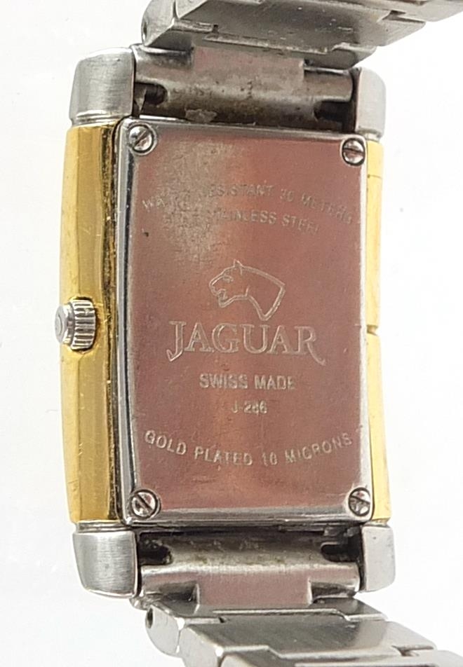 Jaguar, ladies wristwatch with subsidiary dial, the case numbered J-286, 20mm wide - Image 3 of 4