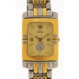 Jaguar, ladies wristwatch with subsidiary dial, the case numbered J-286, 20mm wide