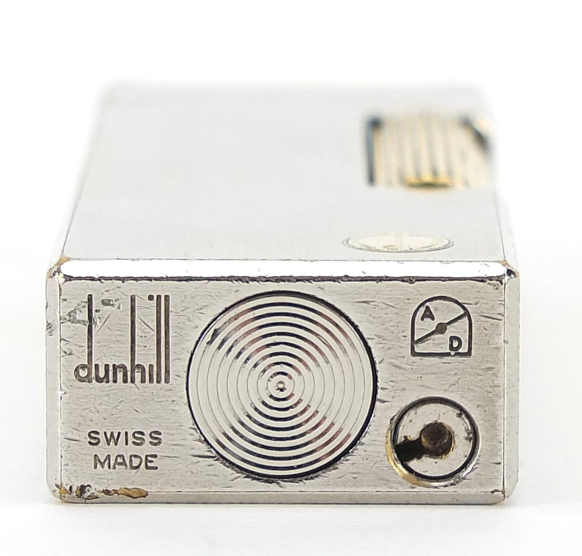 Dunhill silver plated pocket lighter, 6.5cm high - Image 3 of 3