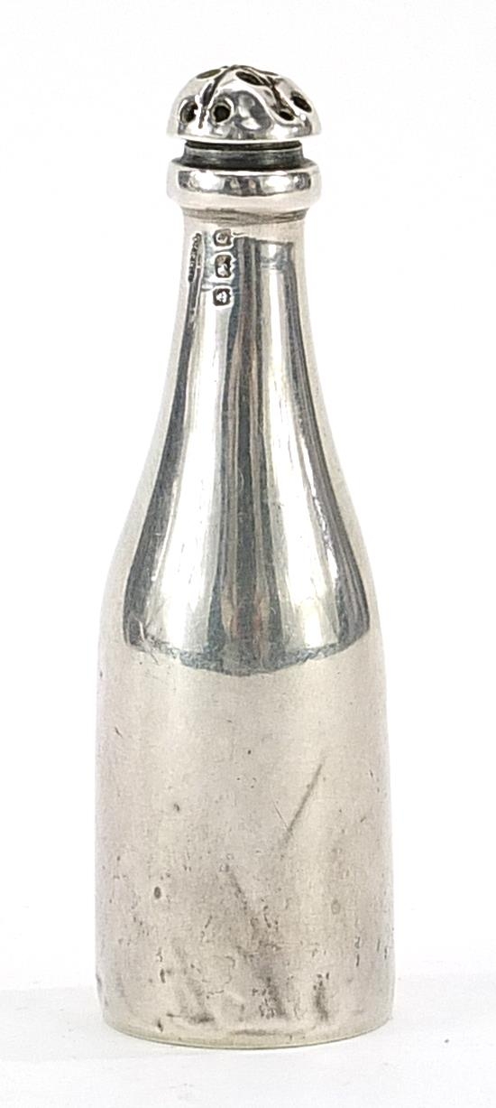 Cornelius Desormeaux Saunders and James Francis Hollings, Edwardian silver caster in the form of a - Image 2 of 4