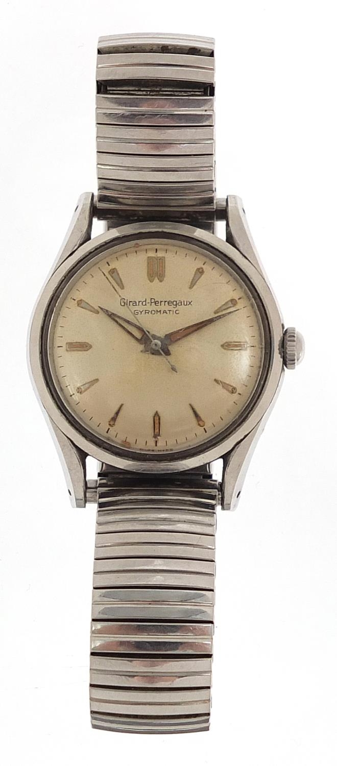 Girard-Perregaux, vintage gentlemen's Gyromatic wristwatch, 32mm in diameter - Image 2 of 5