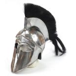 Roman gladiator style helmet