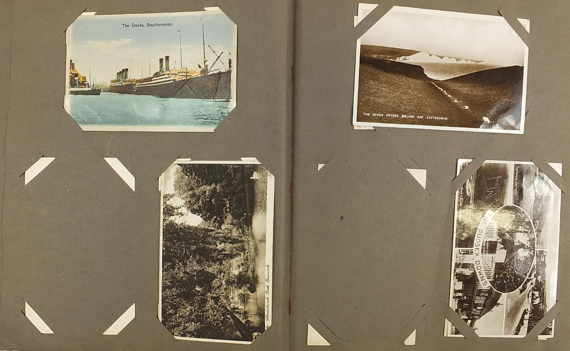 Collection of postcards predominantly arranged in albums including ships, Mabel Lucie Attwell and - Image 8 of 19