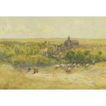 Robert Weir Allan - St Moret, France, signed late 19th/early 20th century Scottish watercolour,