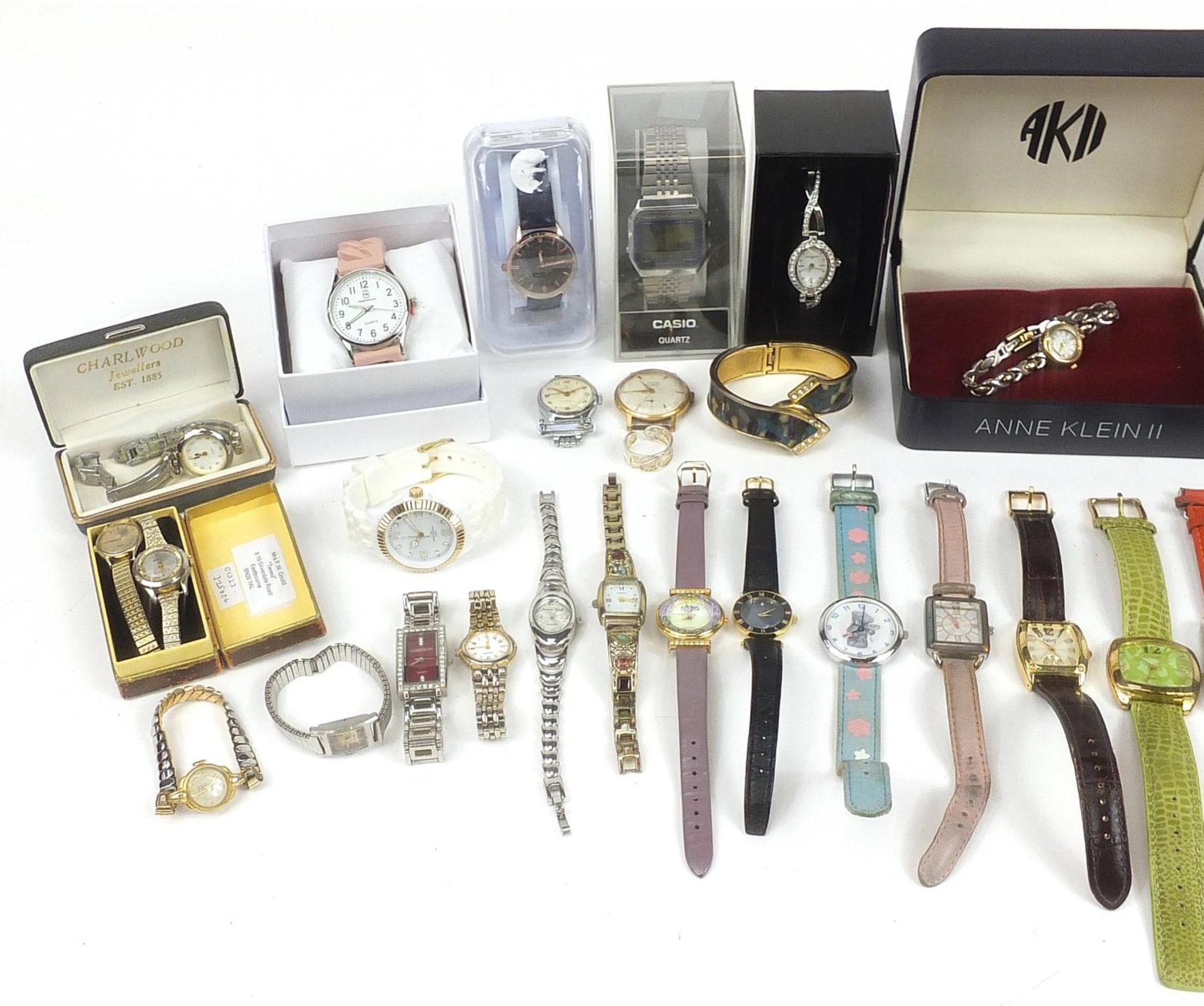 Large collection of vintage and later ladies and gentlemen's wristwatches including Orpheo, - Image 2 of 4