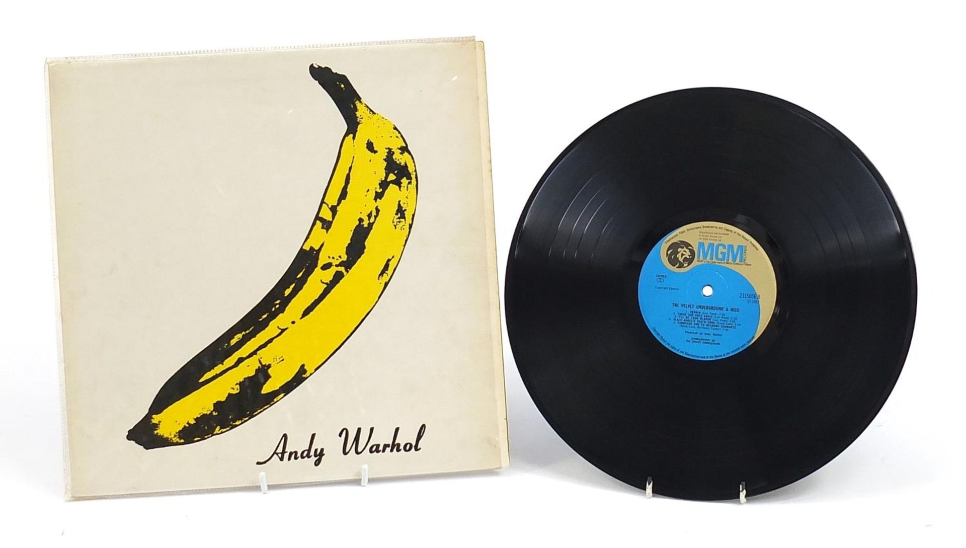 Velvet Underground & Nico vinyl LP with Andy Warhol decorated cover, MGM Records 2315056