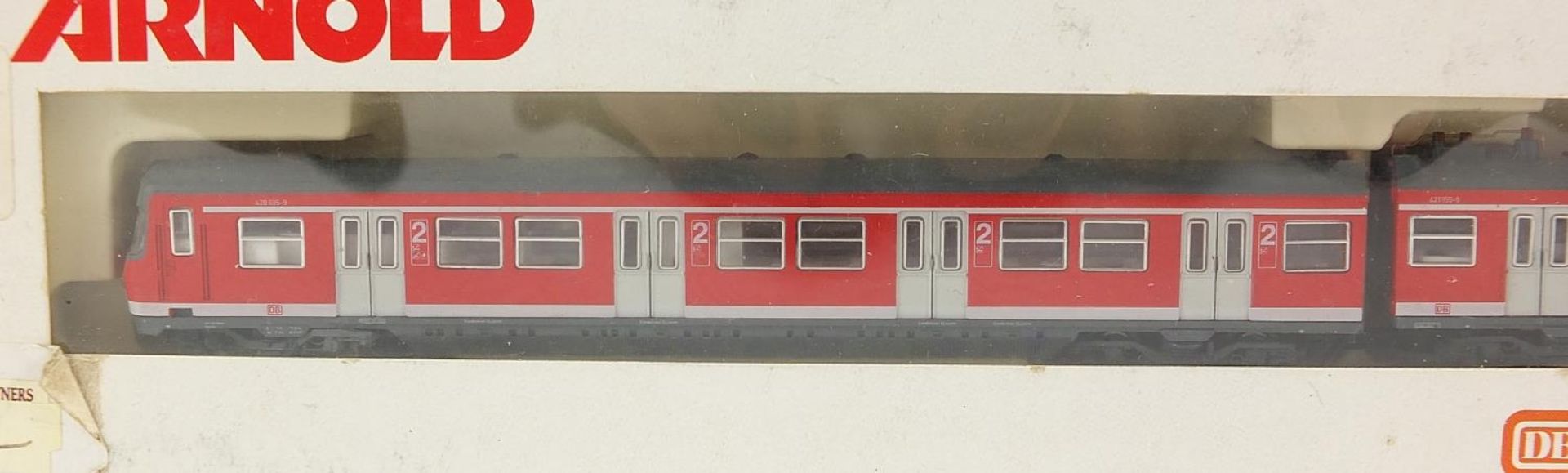 Arnold ET420 N gauge model railway three car set with box, number 2944 - Image 2 of 3