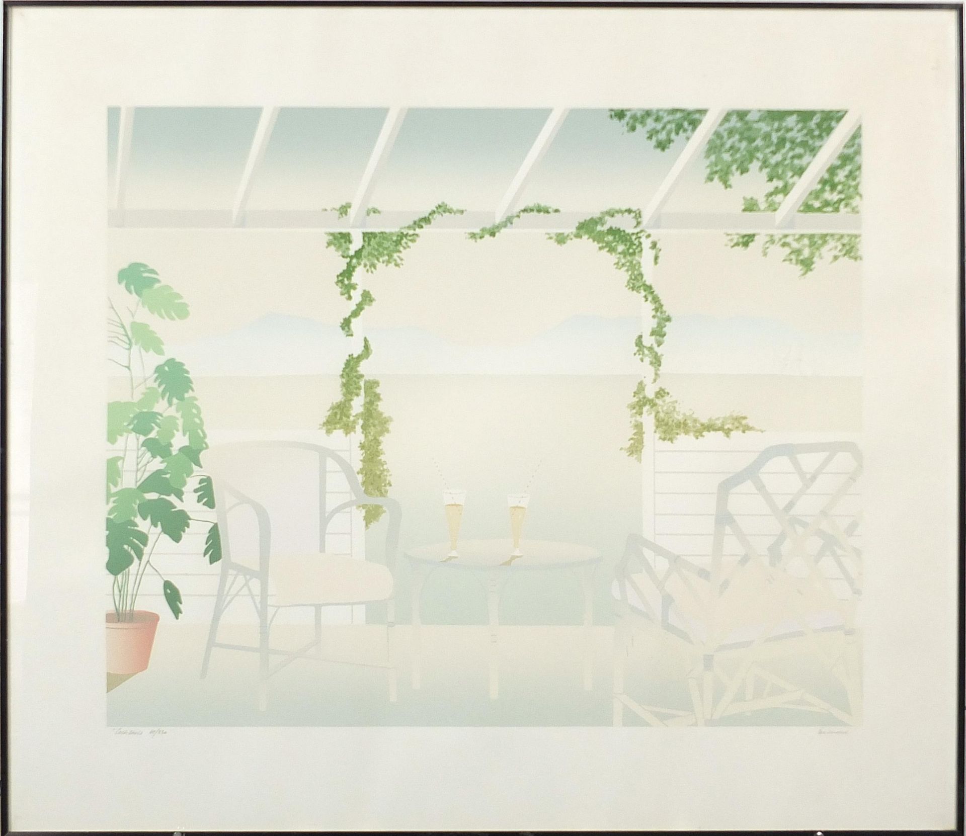 Bob Sanders - Cocktails and Flowers, pair of pencil signed screen prints in colour, limited - Bild 9 aus 13