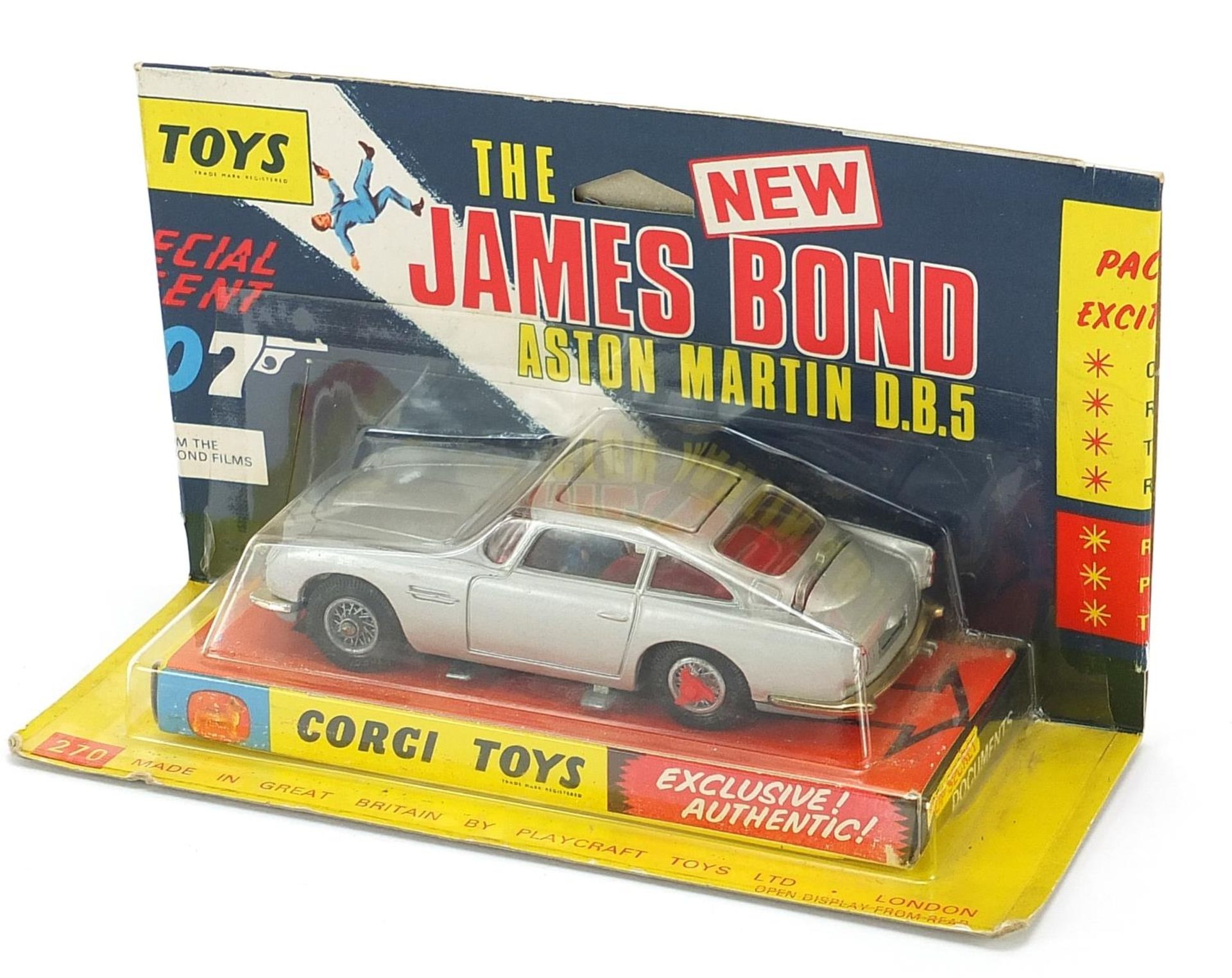 Vintage unopened Corgi Toys James Bond Aston Martin DB5 numbered 270