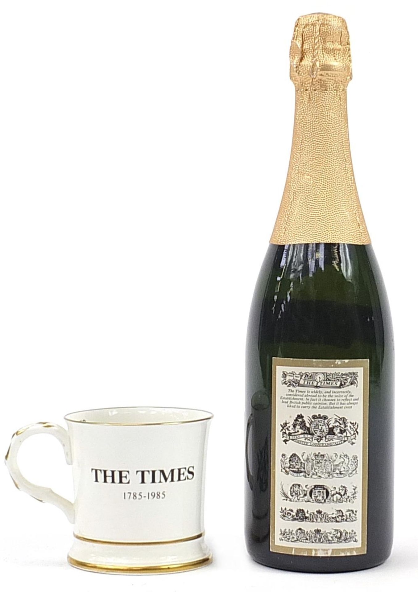 Bottle of Bollinger Champagne selected and shipped for The Times and a commemorative The Times - Image 2 of 3