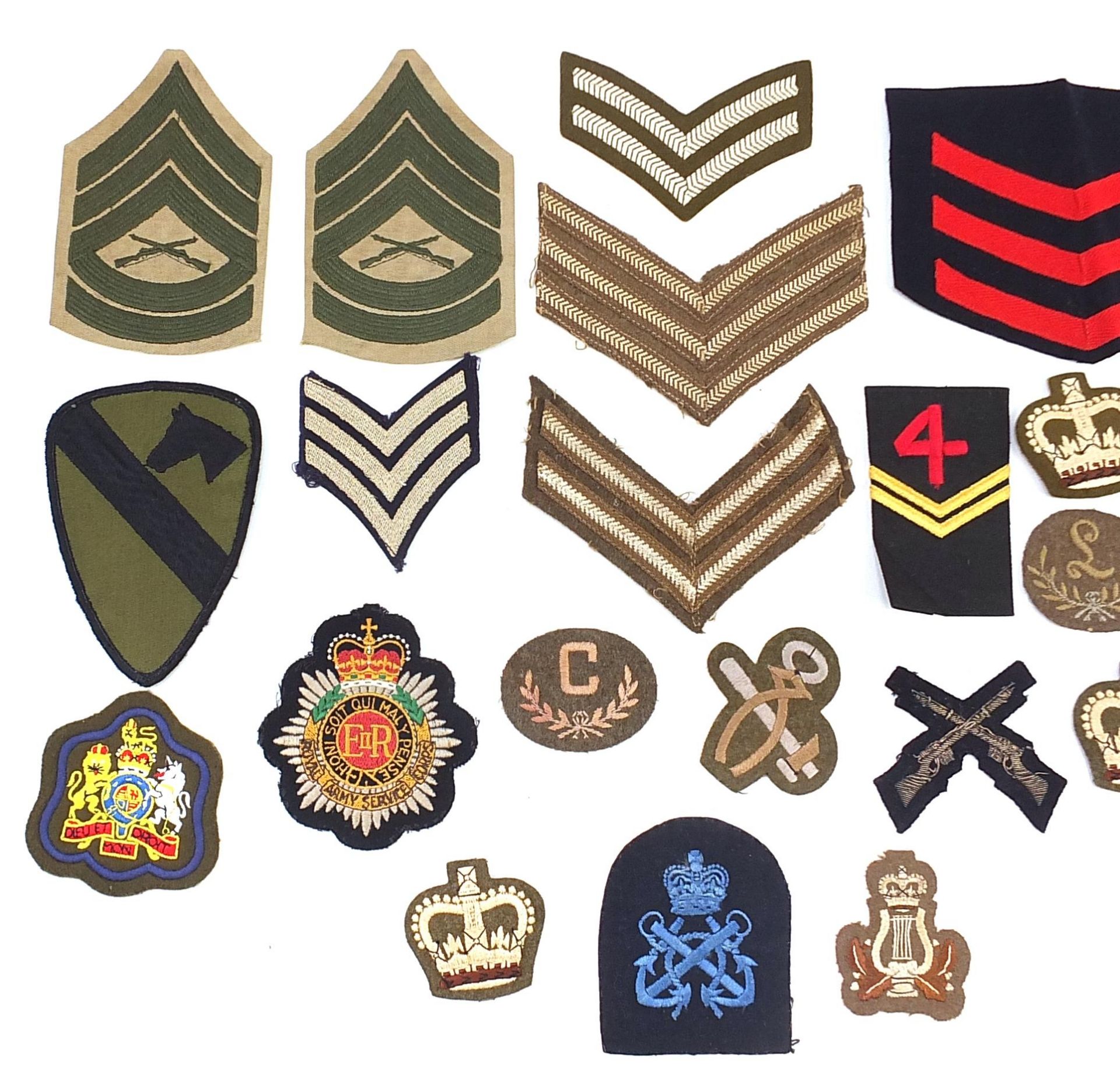 Military interest cloth badges including Royal Army Service Corps - Bild 2 aus 3
