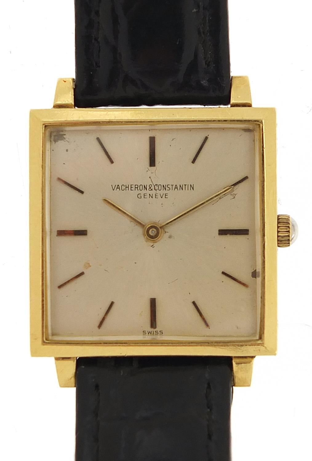 Vacheron & Constantin, 18ct gold gentlemen's wristwatch, the movement numbered 1003, 25mm wide,
