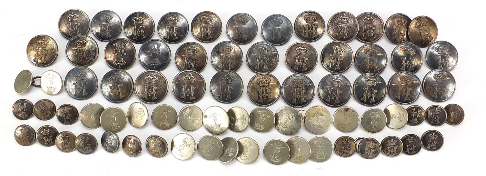 Collection of 19th century and later military buttons by Firmin of London and J R Gaunt of London