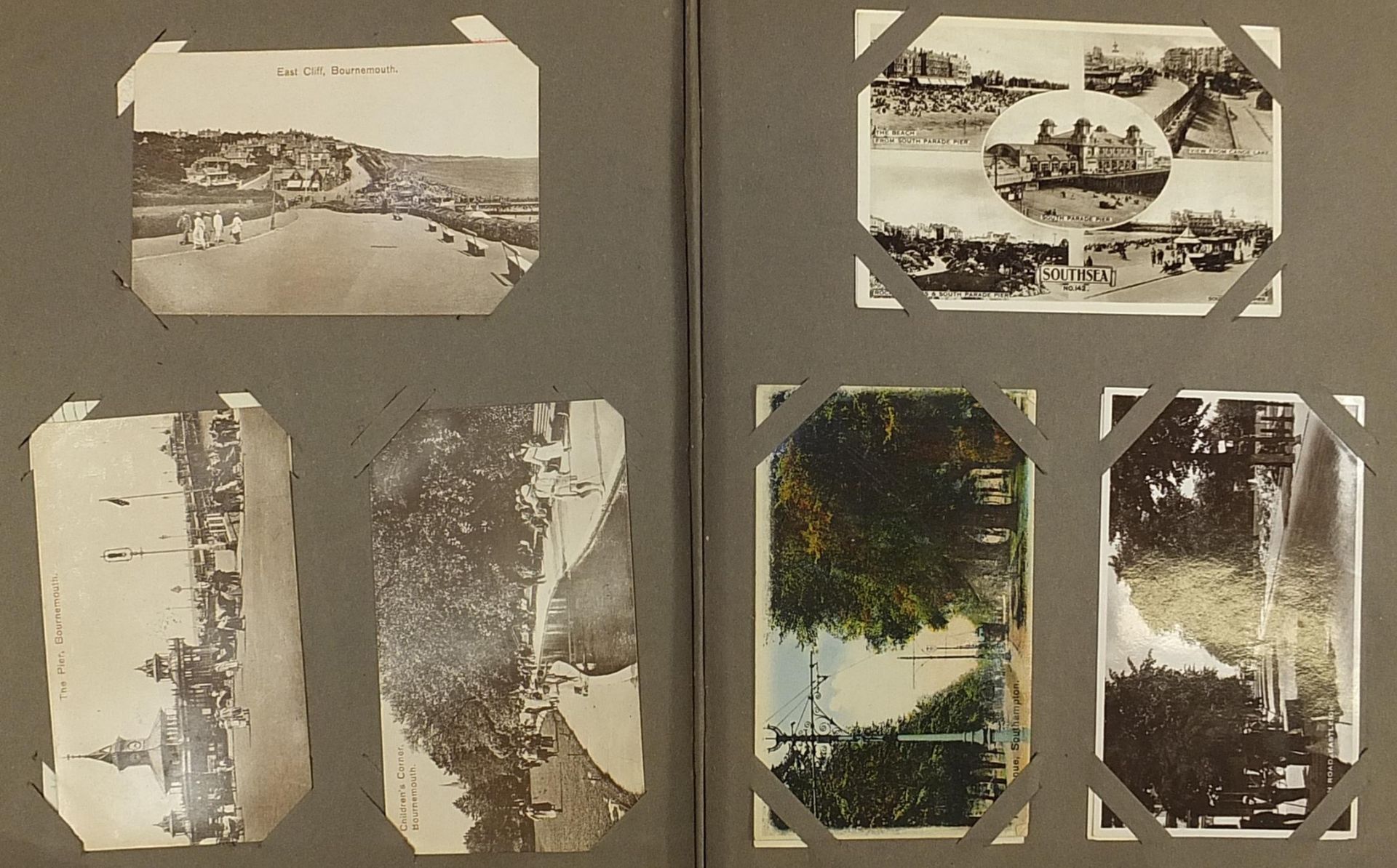Collection of postcards predominantly arranged in albums including ships, Mabel Lucie Attwell and - Image 9 of 19
