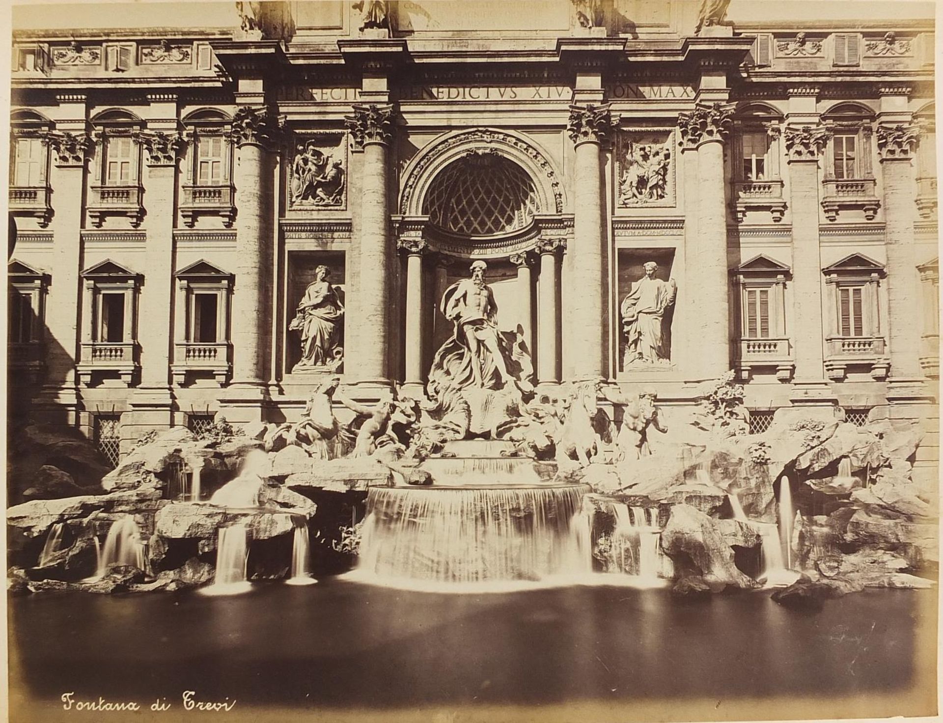 Album of 19th century black and white photographs of Rome including examples titled Portico d' - Image 4 of 6