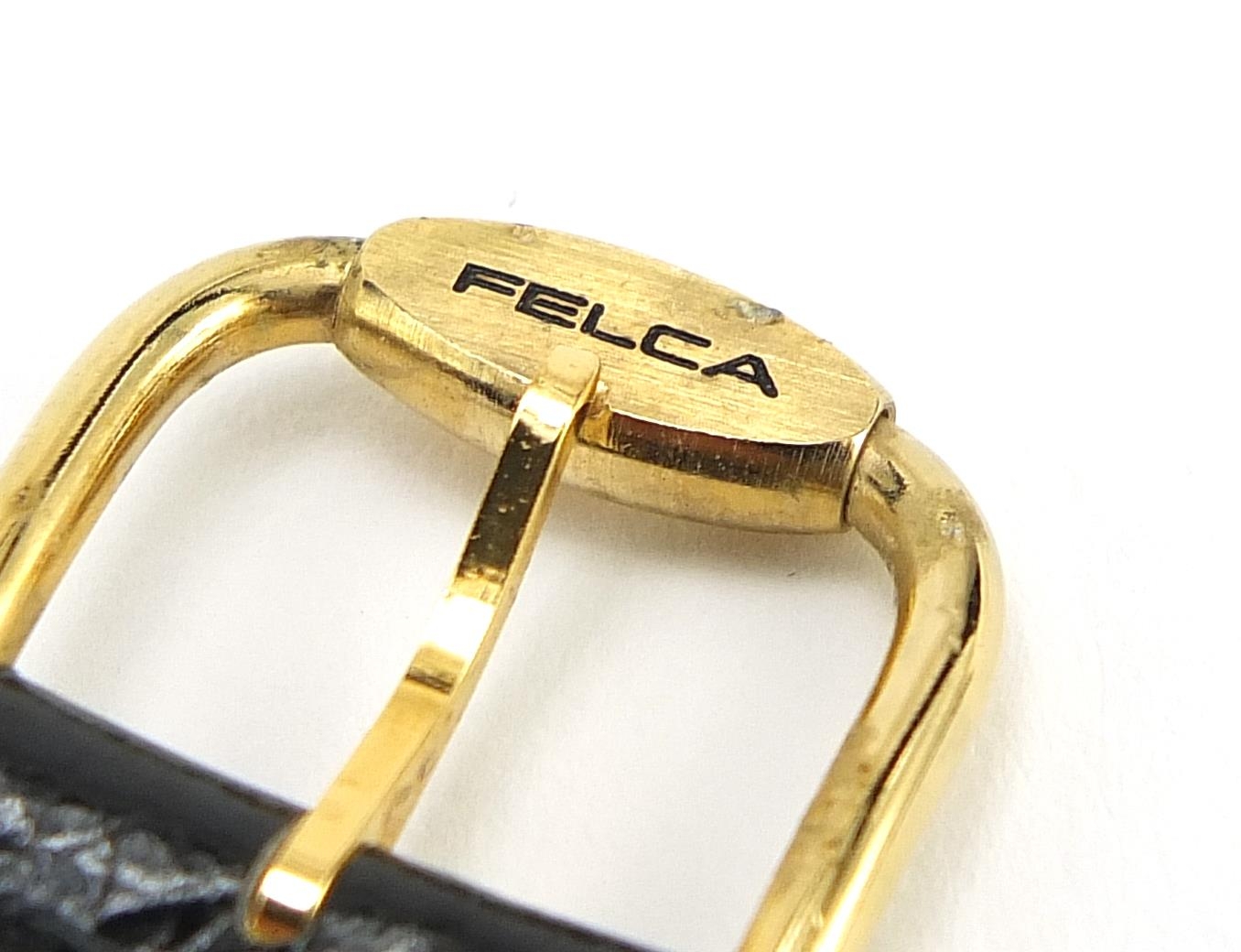 Felca, two 18ct gold plated wristwatches numbered 721.019, 30mm in diameter - Image 6 of 6