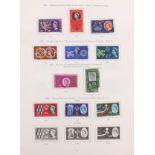 Collection of British pre decimal stamps arranged in three albums