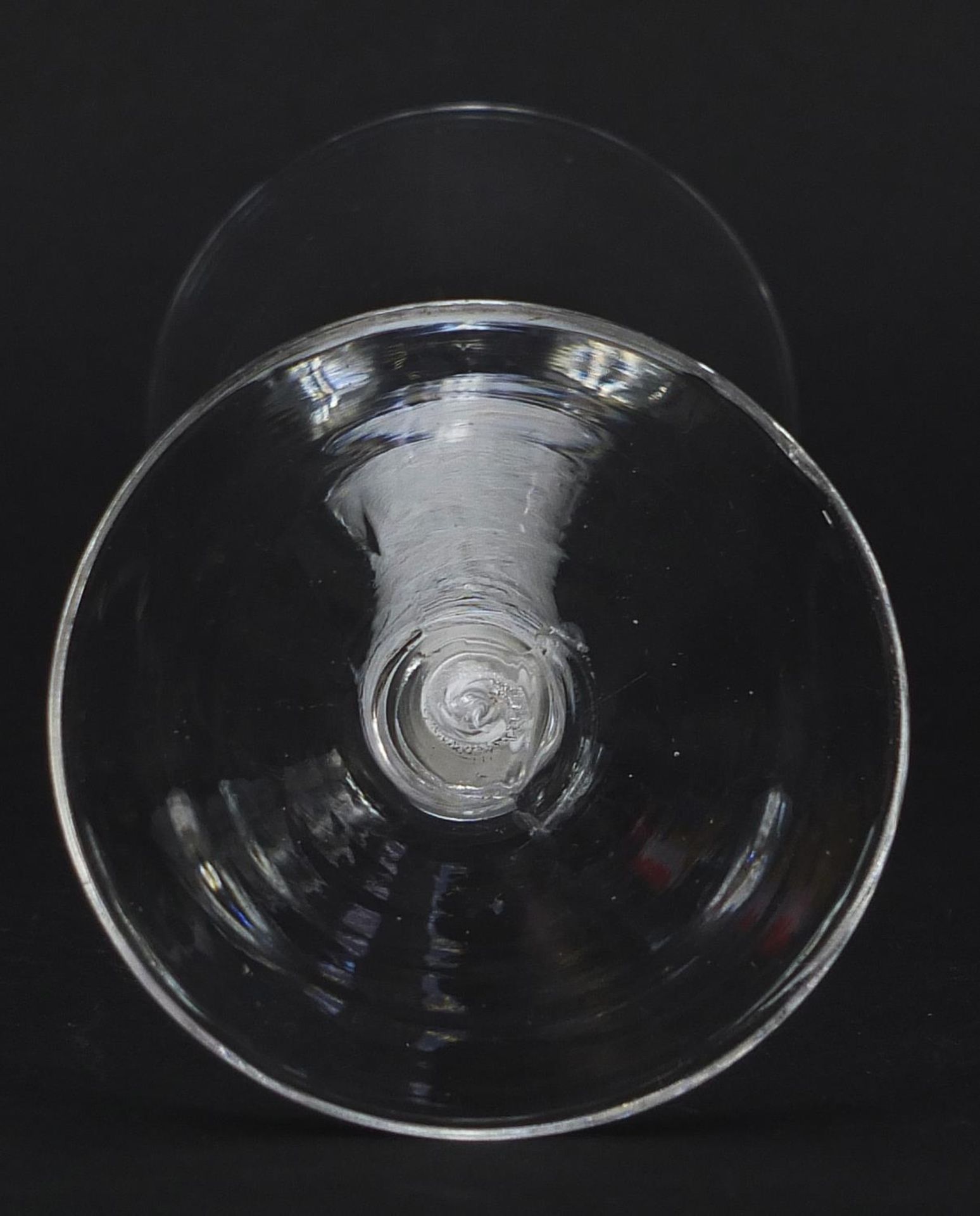 18th century wine glass with multiple opaque twist stem, 16.5cm high - Image 3 of 3