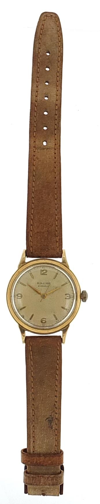 Baume, vintage gentlemen's gold wristwatch, 32mm in diameter - Image 2 of 4