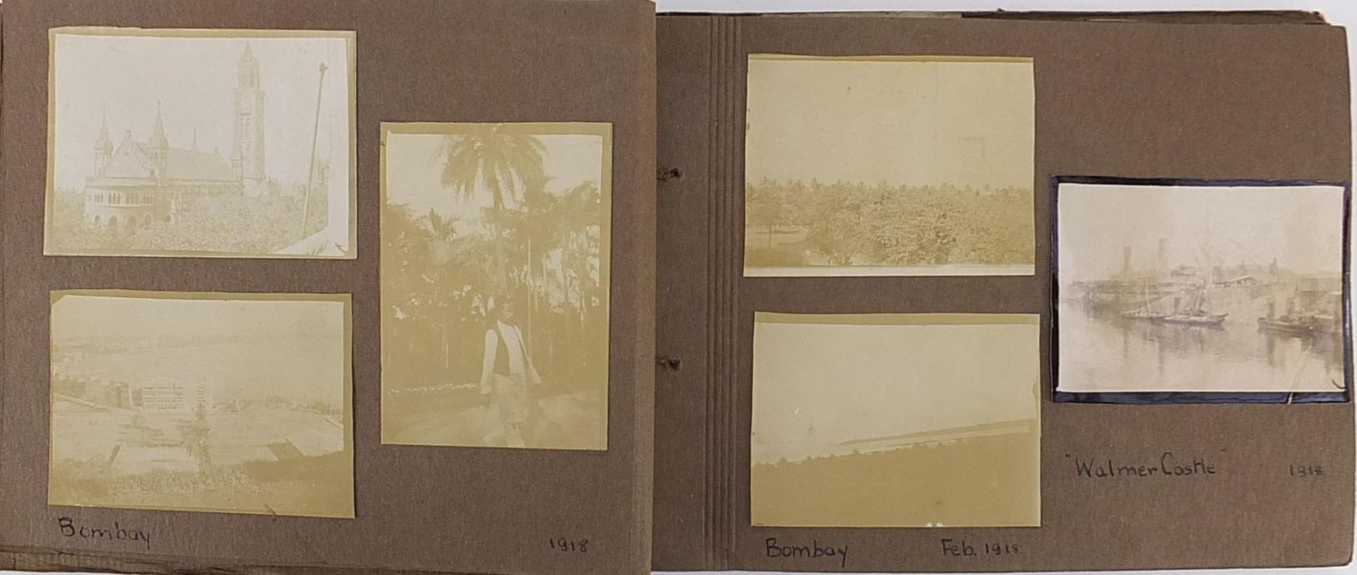 Military interest photograph album relating to the Lancashire Fusiliers including Cape Town and - Image 2 of 6