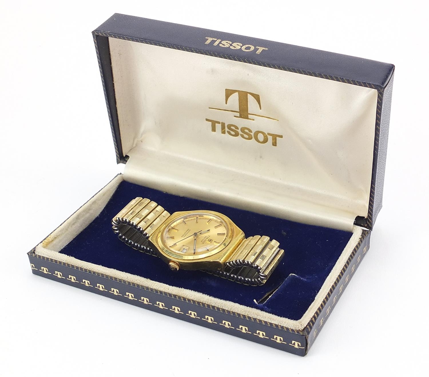 Tissot, vintage gentlemen's Tissot Seastar automatic wristwatch with date aperture with box, the - Image 5 of 6