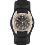 Hamilton, military issue gentlemen's wristwatch, the case engraved 6bb/5238290 2239/74, the case