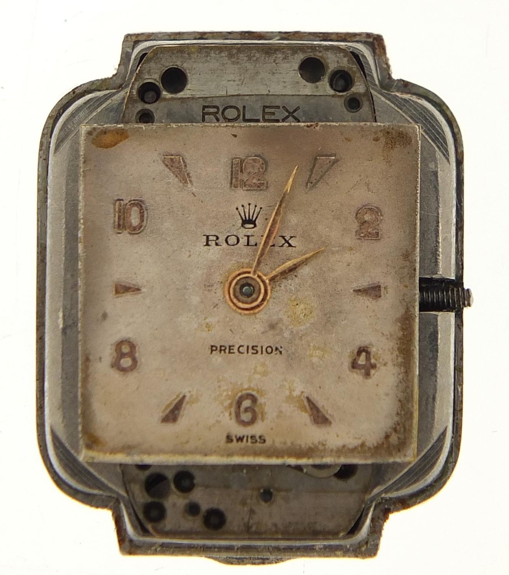 Rolex, vintage ladies Rolex Precision wristwatch the case numbered 4375 485371, 18mm wide - Image 6 of 7