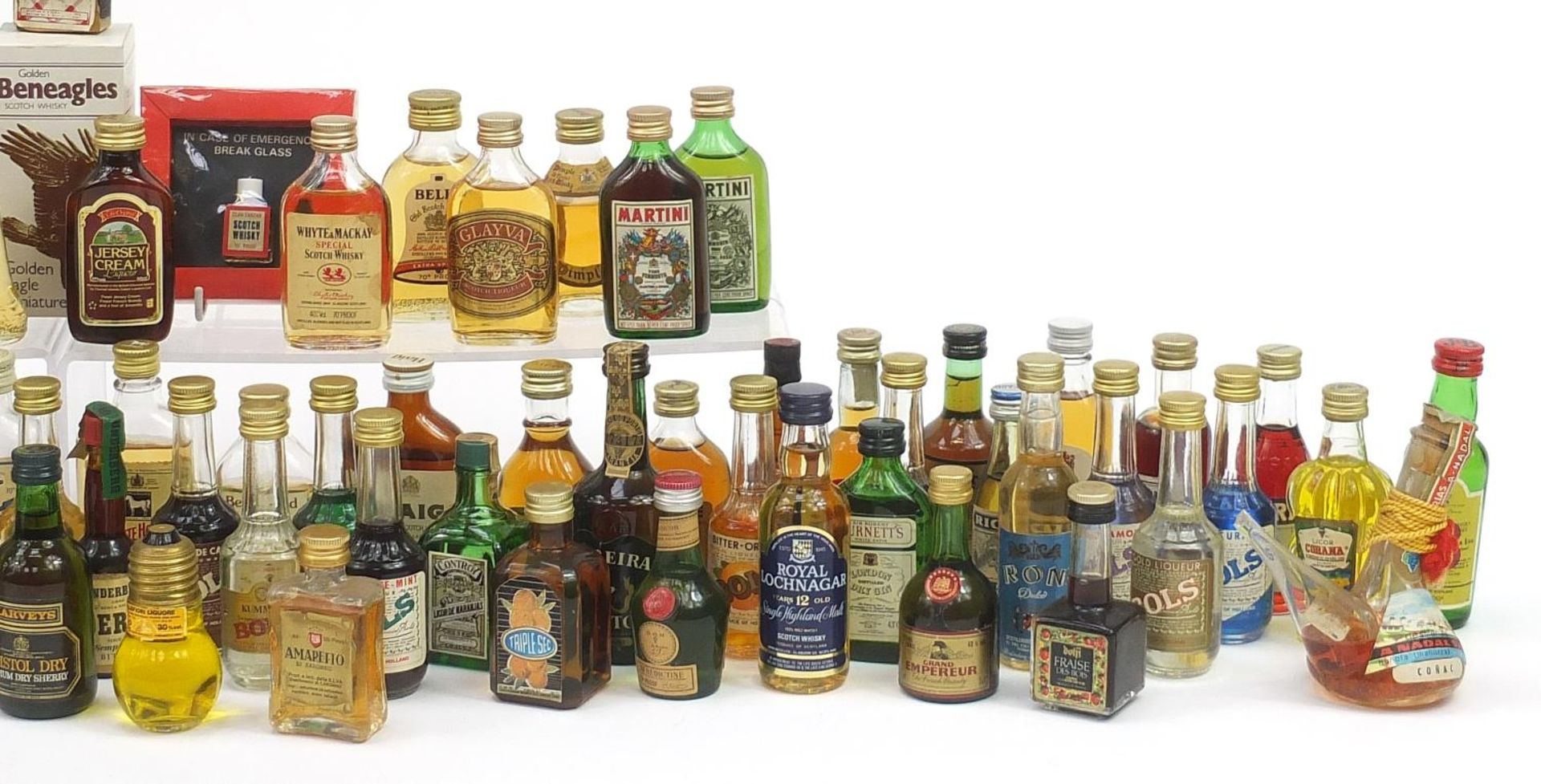 Large collection of alcohol miniatures including whiskeys - Haig, Bells, Old Slave Jamaica rum, - Image 4 of 4