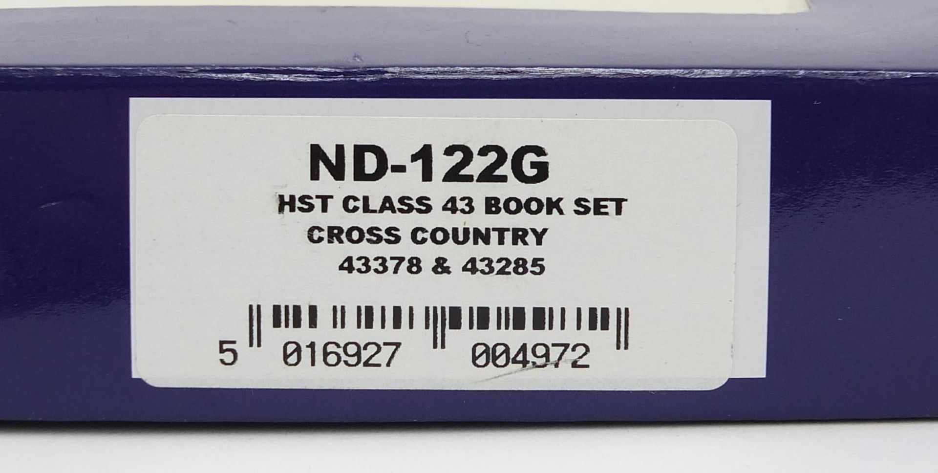 Dapol N gauge model railway Cross Country HST Class 43 book set with box, number ND-122G - Image 2 of 2