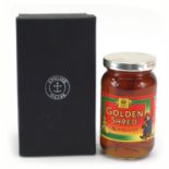 454g Jar of Robertson's Golden Shred marmalade with silver lid, by L J Millington, Birmingham