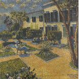 Artur Lakatos 1916 - Portoferraio, Elba, Hungarian Pointillist oil on canvas, signed and