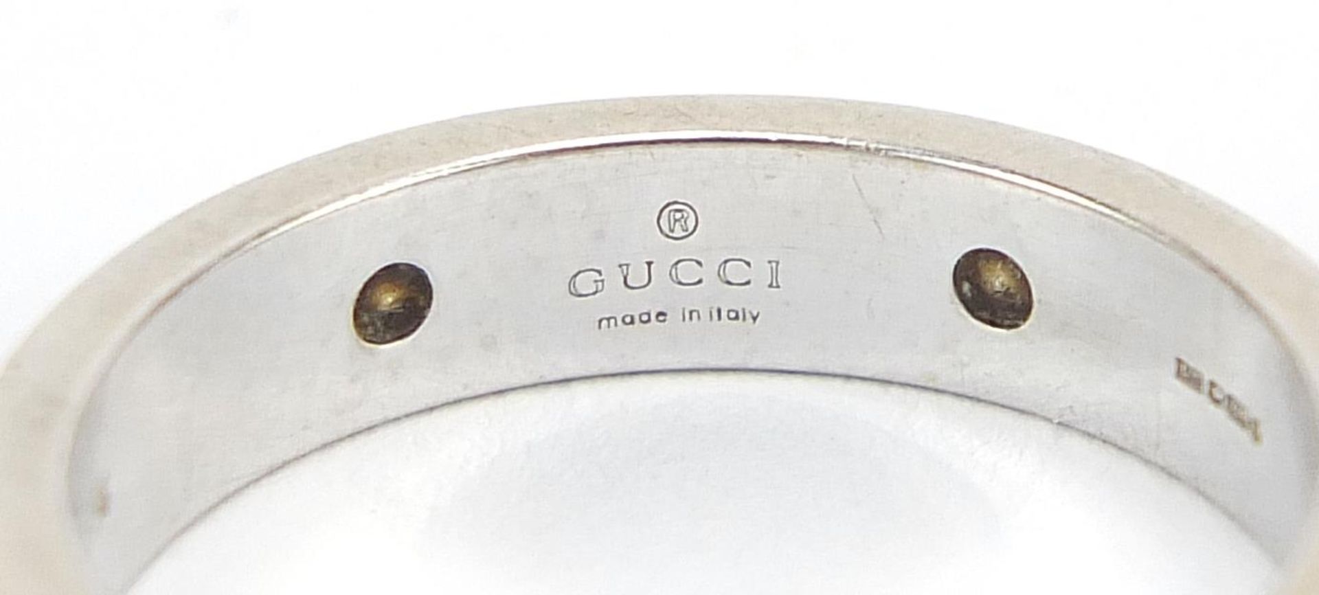 Gucci, 18ct gold diamond eternity ring, size M, 4.3g - Image 4 of 5