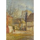 Edward Renard - The Church of St Mary the Virgin, Westham, East Sussex, late 19th/early 20th century