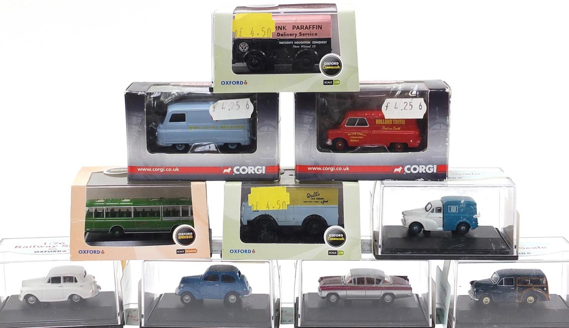 Twenty five Oxford 1.76 scale diecast vehicles with cases together with two Corgi and a Schuco WV - Image 2 of 5