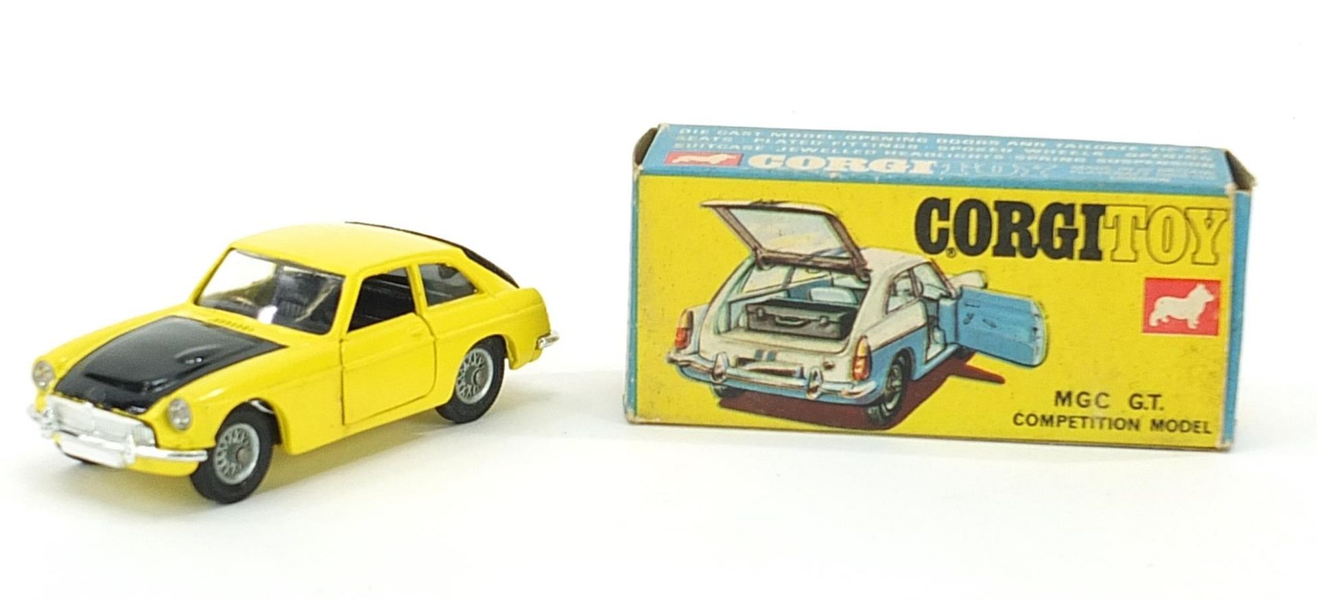 Corgi diecast competition model MGC GT with box
