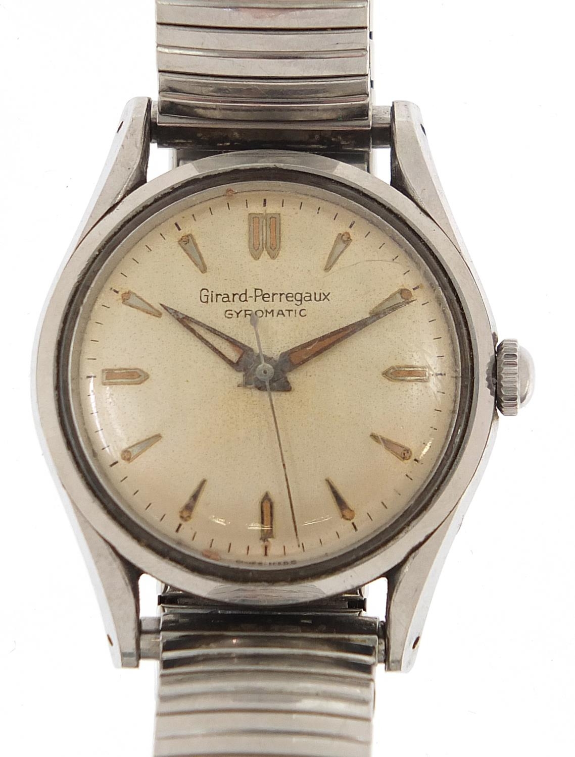 Girard-Perregaux, vintage gentlemen's Gyromatic wristwatch, 32mm in diameter