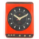 Retro Bush radio alarm clock, 31cm in length