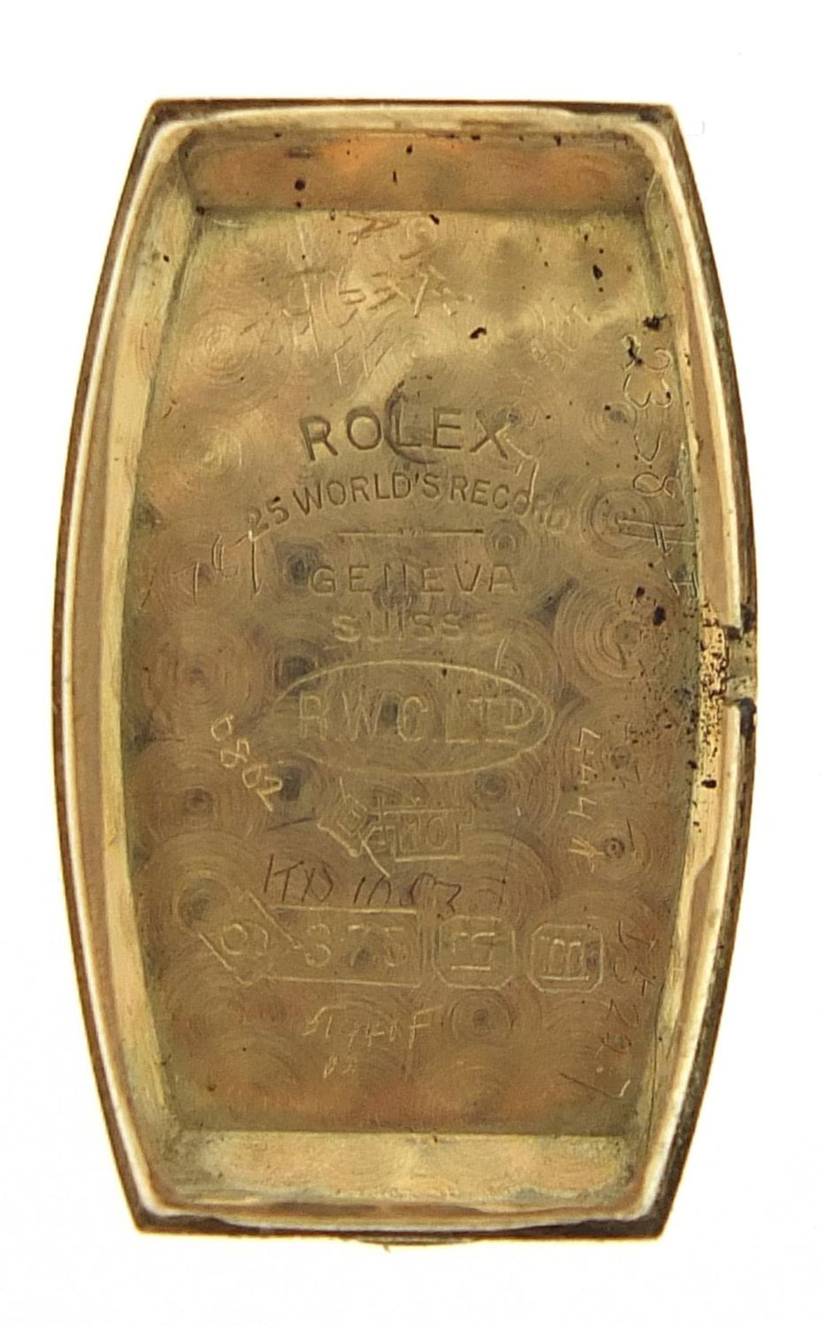 Rolex, ladies 9ct gold wristwatch, the case numbered 18778 2623, 13mm wide, 8.0g - Image 4 of 5