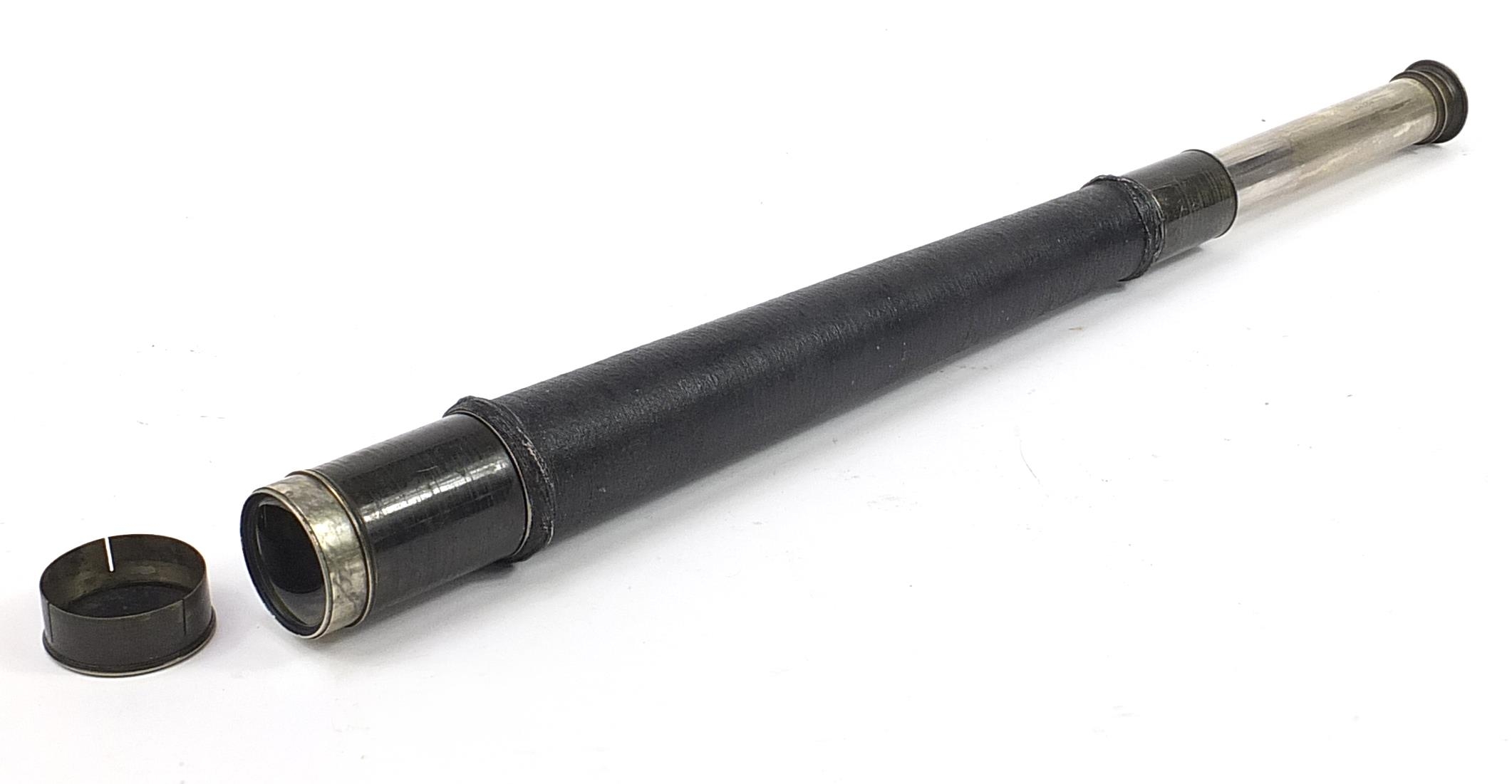 Kelvin & James White Ltd and Hutton, military interest two draw telescope, 50cm in length - Image 2 of 4