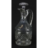 Early 19th century cut glass claret jug, 29cm high