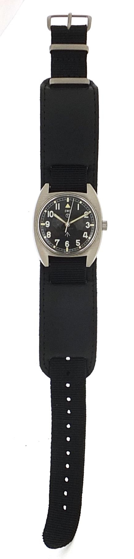 C W C, gentlemen's military issue wristwatch the case engraved 6BB-6645-99 523-6290 1677/79, the - Image 2 of 4