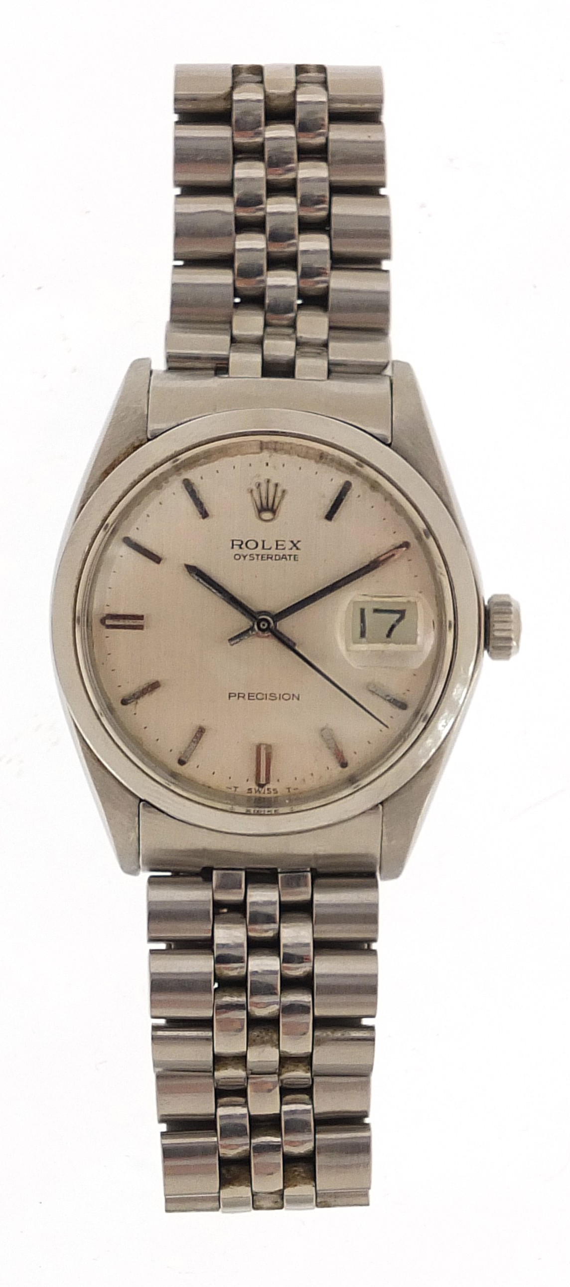 Rolex, gentleman's Oysterdate Precision automatic wristwatch with box, model 6694, serial number - Image 2 of 7